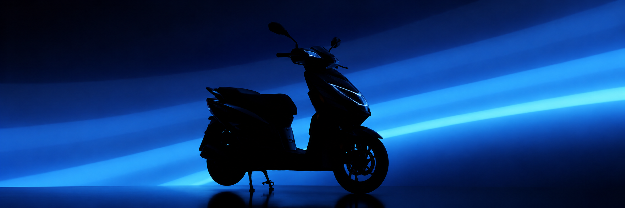 Aeron silhouette in blue cinematic light